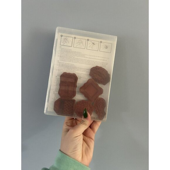 Stampin Up Tagtastic Rubber Hostess Stamp Set Birthday Thanks Congrats Border - Picture 5 of 9